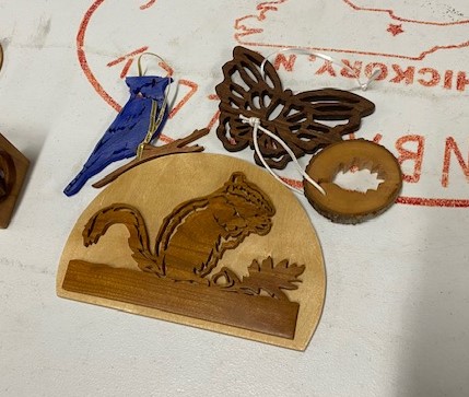 Mary Phillips scroll saw ornaments