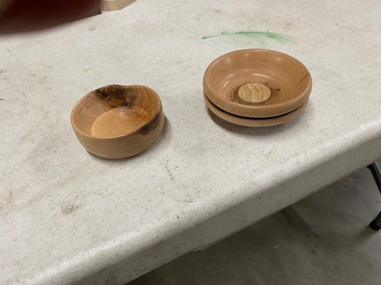 Norm's bowls close up.