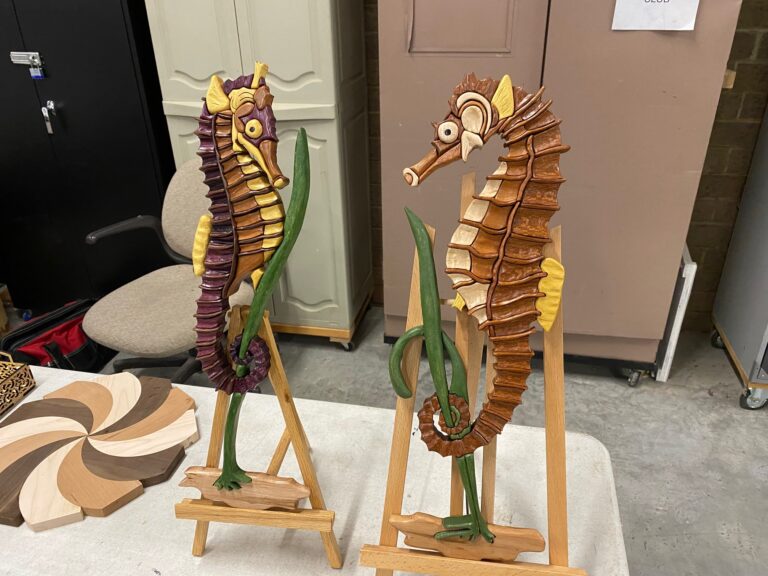 Juanita's Sea Horses close up