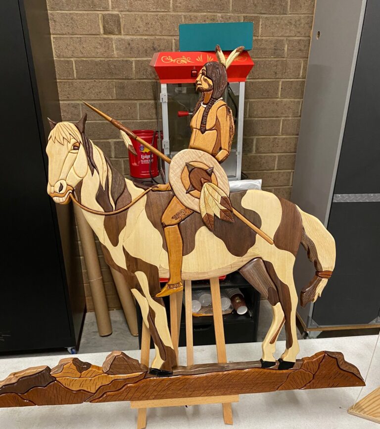 Juanita's Indian on a horse