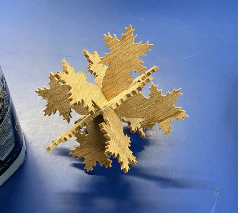 Snowflake made by Juanita.