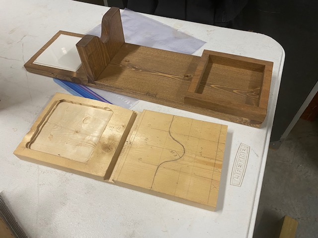 Keith's glue gun holder