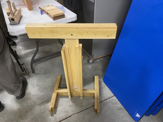 Carl's adjustable wood holder