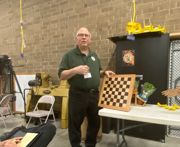 Phillip's Chess board with inlay and coordinates