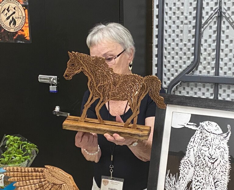 Juanita's scroll saw horse