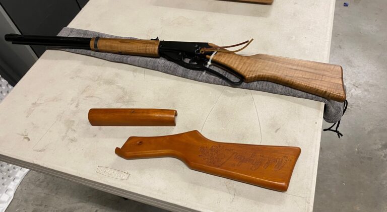 Charlies BB gun stock