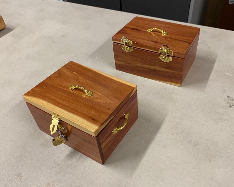 Norm's Cedar boxes