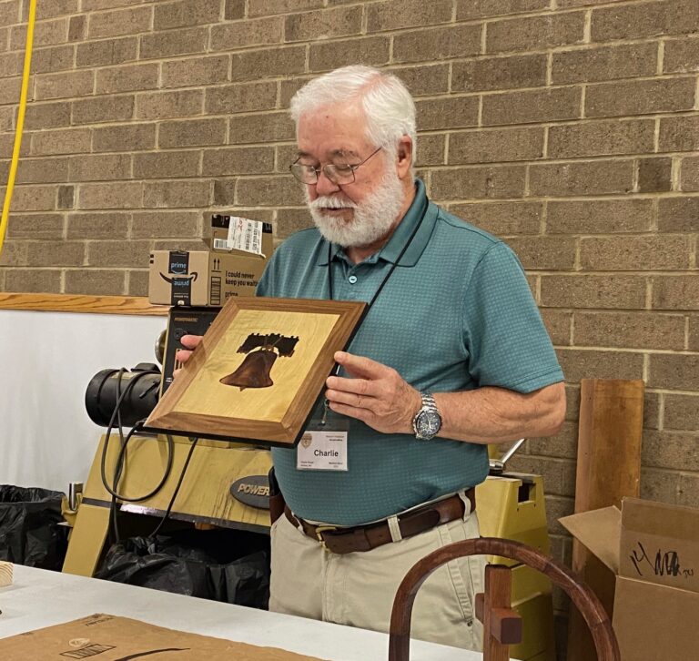 Charlie's Liberty Bell marquetry