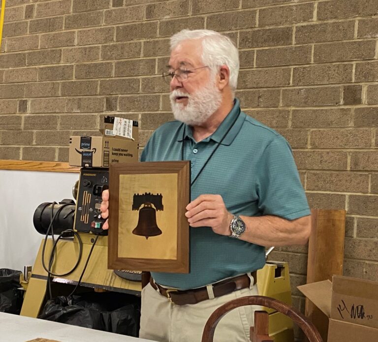 Charlie's Liberty Bell marquetry